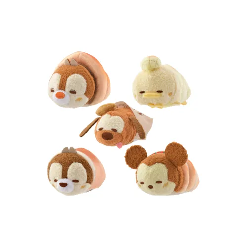 Disney Chip 'n Dale Микки Маус Дональд Дак Плуто BREAD Softie Collection Set Куклы Плюшевая кукла Трубы Высокие