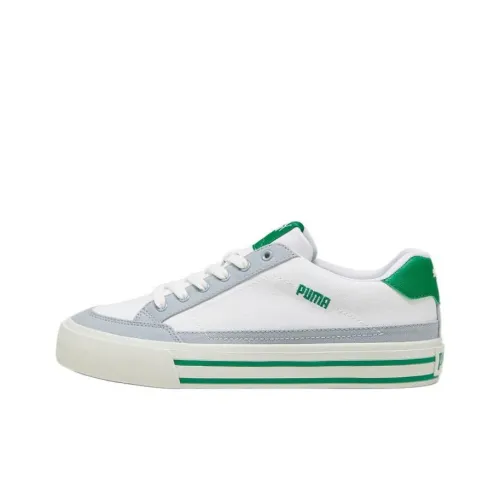 PUMA Амортизация Низкий Топ Скейтборд Кроссовки Унисекс Белый Зеленый