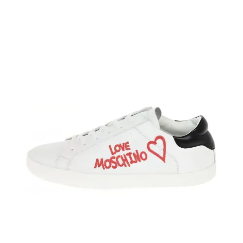 LOVE MOSCHINO Скейтборд Кроссовки Низкие Белые Женские