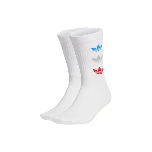Adidas Носки Crew Унисекс 2 упаковки белые