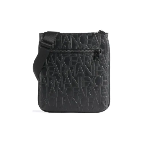 ARMANI EXCHANGEAE Синтетическое волокно Сумка через плечо Мужская Черная