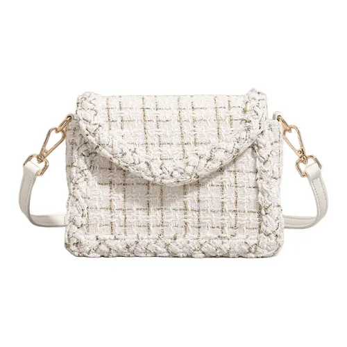 PESASRIE Шерстяная Сумка через плечо Женская Экрю Черный Бордовый