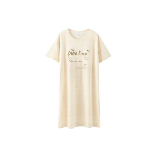 Sharefun Ночная сорочка Женская Абрикос