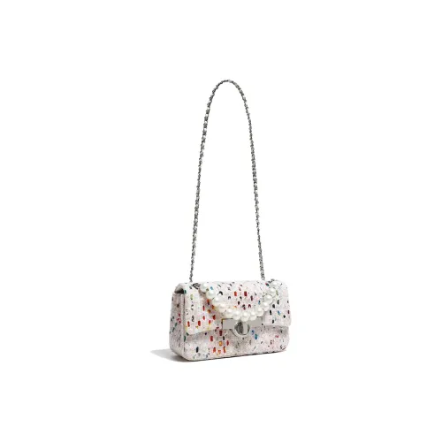 Miss Kung Ткань Сумка через плечо Стандартная Женская Белая