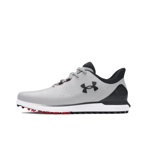 Under Armour Drive Fade Spikeless Low Golf Shoes Men's Gray Black Утеряная низкопрофильная обувь для гольфа Under Armour Drive Fade мужская серая и черная