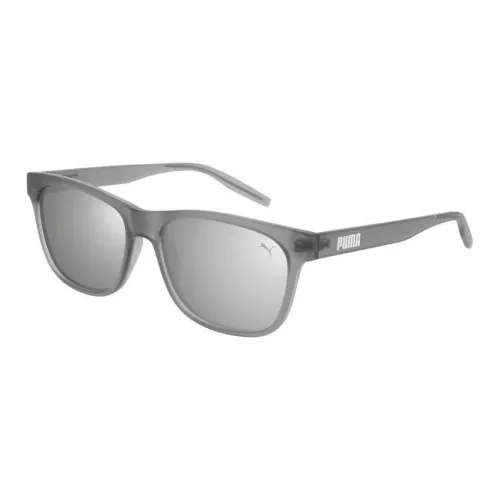 PUMA Plastic Square Sunglasses Men's Gray PUMA Пластик Квадратные Солнцезащитные очки Мужские Серые