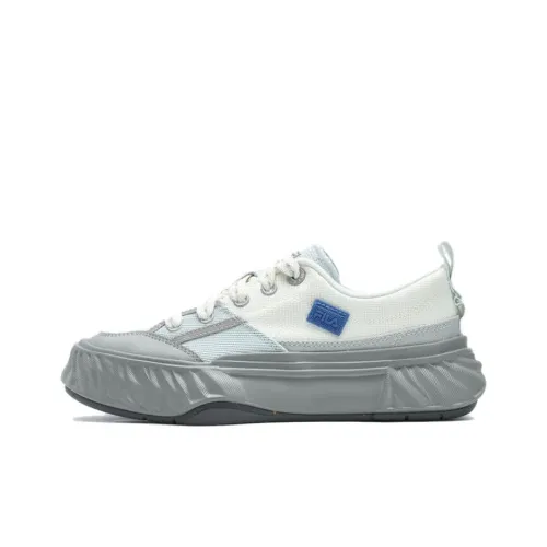 FILA Fosso Low-Top Canvas Shoes Cream White/Ice Gray Women's
