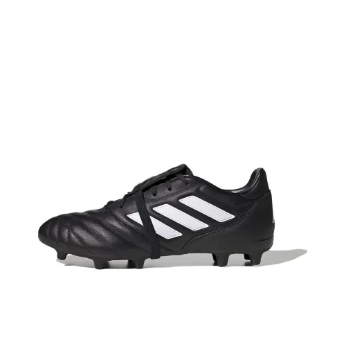 Adidas COPA GLORO FG Твердый грунт Противоскользящие футбольные бутсы Унисекс Черный Белый