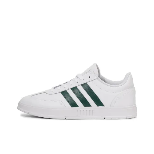 Adidas Neo Gradas Амортизация Износостойкие Низкие Кроссовки для Скейтбординга Унисекс Белый Зеленый