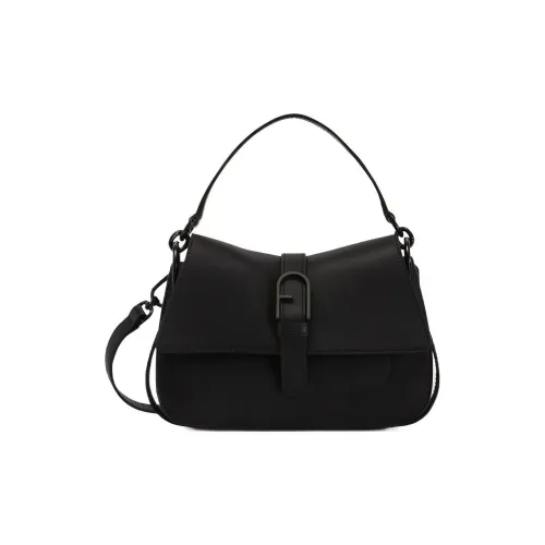 Furla Телячья кожа Сумка через плечо Сумка Мини Женская Черная