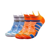 Белый+Оранжевый, Амортизация, Удобный и Дышащий [2 упаковки]