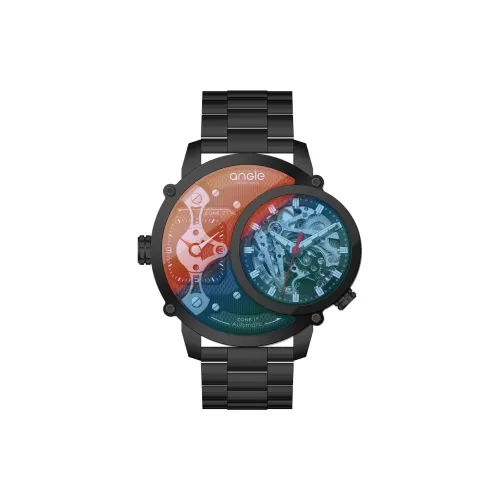 ANGIE PRESENT WATCH Автоматический механический механизм Мужские часы 50мм*50мм*13мм Скелет