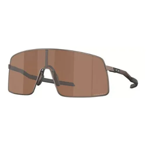 Oakley Титан Нерегулярная форма Солнцезащитные очки Унисекс Коричневый