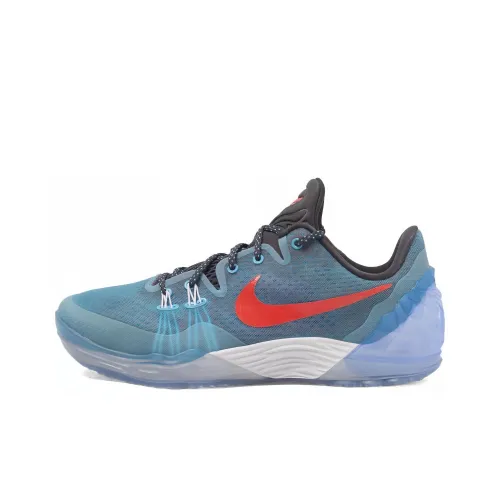 Nike Venomenon 5 Venom 5 Нелипкий Легкий Низкий Топ Баскетбольные Кроссовки для Игры Мужской Хлор Синий