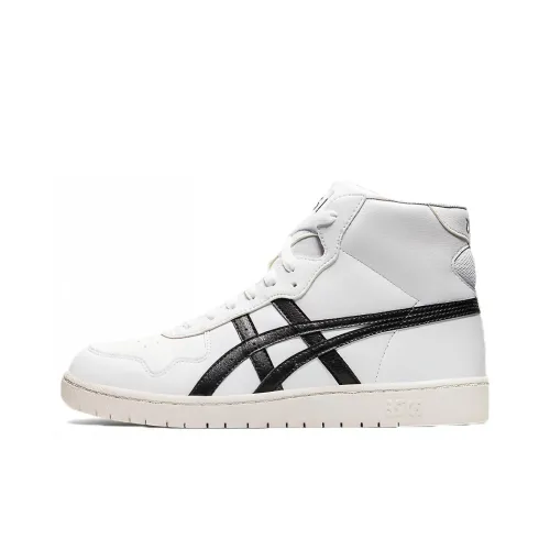 Asics Japan L Амортизация MID Топ Кроссовки для скейтбординга Унисекс Белый черный