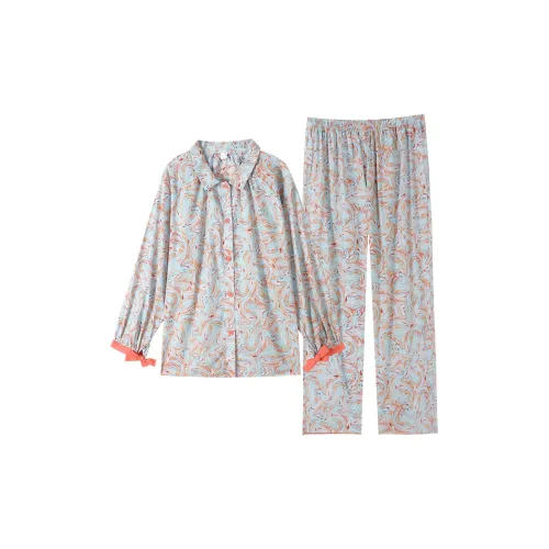 ZumashL Luxury Designer Series Пижамный комплект Женские Многоцветные