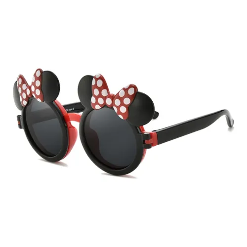 Disney Minnie Series ПК Нерегулярная форма Солнцезащитные очки Детский Черный Розовый