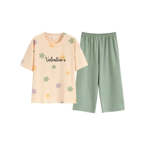 Pretty Lady Пижамный комплект женский абрикосовый