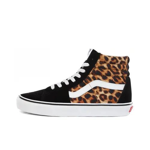 VANS SK8 High Топ Скейтборд Кроссовки Унисекс Черный Белый