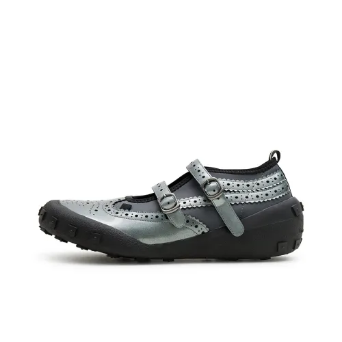 CONP Mary Jane Shoes Унисекс Silver Gray