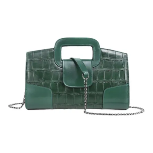 DEERE JACK Сумка из крупнозернистой текстуры коровьей кожи одно плечо среднего размера женская яшма