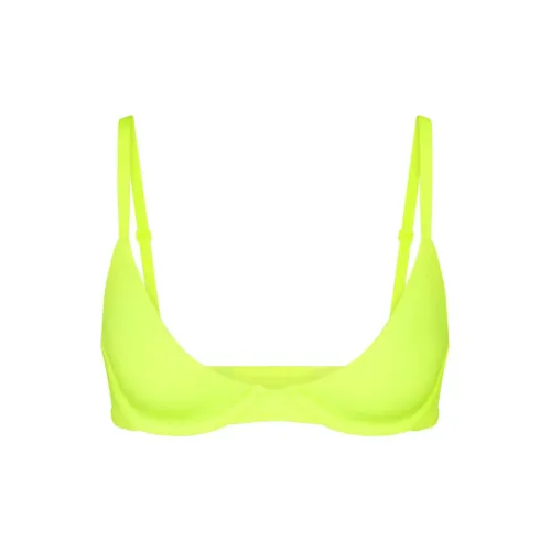 SKIMS FITS EVERYBODY Бюстгальтер PLUNGE Женский 1 Пачка Зеленый HIGHLIGHTER Неон