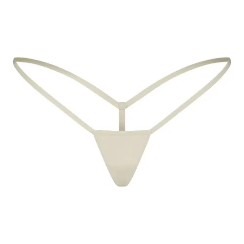SKIMS FITS EVERYBODY Микро Стринг Трусы Женские 1 Пачка Тальк Тальк