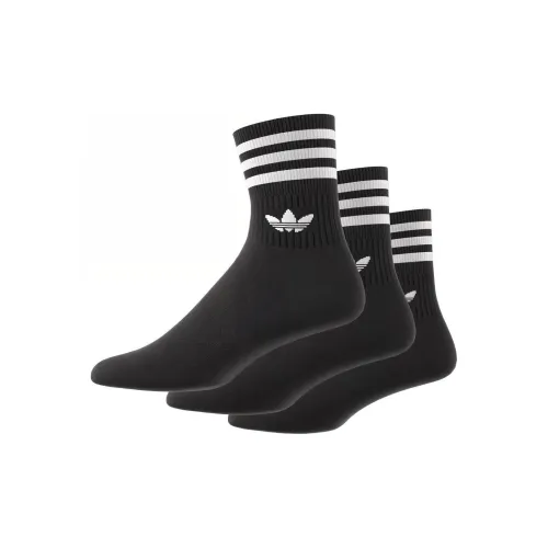 Adidas Originals Носки Crew Унисекс 1 комплект 3 упаковки черные