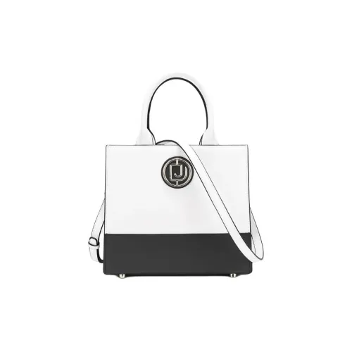 DEERE JACK Коровья кожа Тоут Сумка Сумка для покупок Сумка через плечо Сумка среднего размера Женская Черно-белая