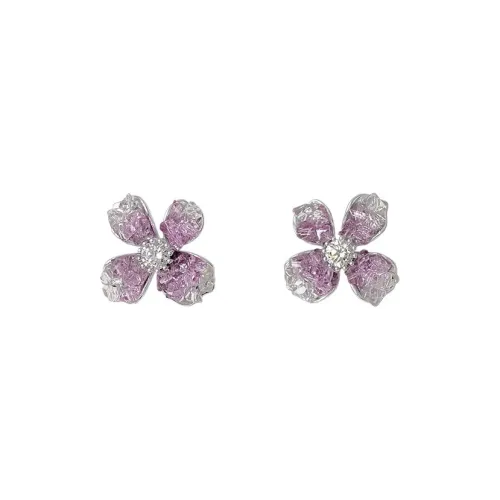 Yi Can 925 стерлинговое серебро Серьги-гвоздики Женские