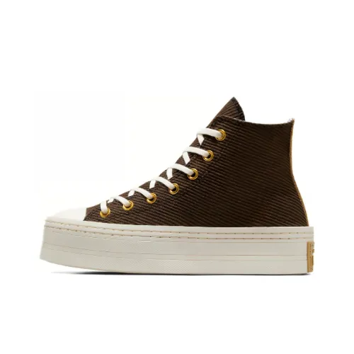 Converse Chuck Taylor All Star Скейтборд Кроссовки Высокие Коричневые Женские