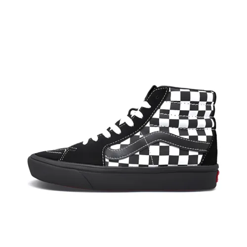 VANS SK8 Comfycush Высокие Кроссовки для скейтбординга Унисекс Черный Белый Зебра