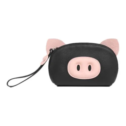 DEERE JACK Коровья кожа Одно плечо Через плечо Клатч Мини Женский Черный