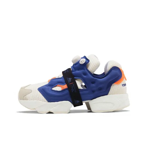 Adidas x Reebok совместный Instapump Fury BOOST Prototype Low Топ Кэжуал Унисекс Белый Синий