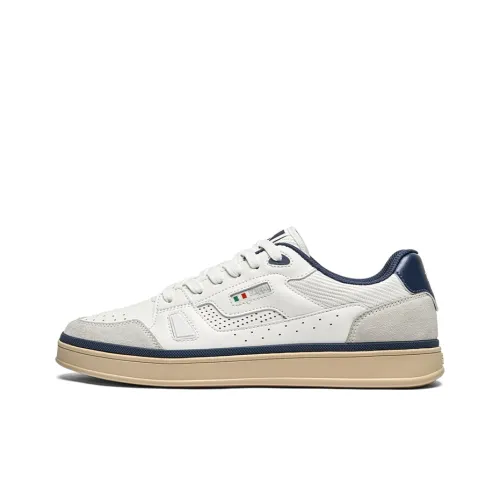 Кроссовки для скейтбординга KAPPA Low Top Classic Белый/Темно-синий Мужские