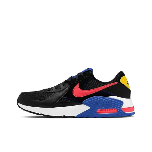 Nike Air Max Excee Low Беговые кроссовки Мужские Черные Синие Красные