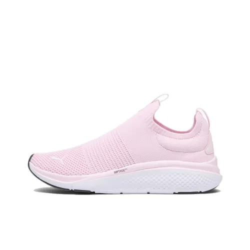 PUMA Softride Амортизирующие подошвы противоскользящие низкие беговые кроссовки женские розовые