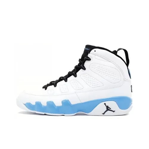 Jordan Air Jordan 9 Retro Powder High Top Vintage Баскетбольные Кроссовки Мужские Белые