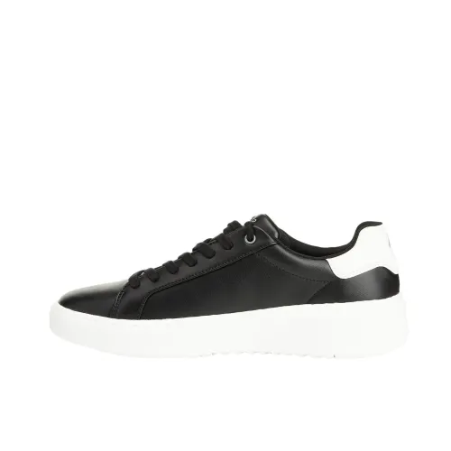 Skechers Амортизация Износостойкие Низкие Кроссовки для скейтбординга Мужские Черно-белые