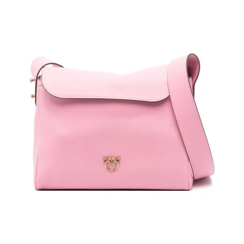 PINKO Love Birds series Телячья кожа Сумка через плечо Сумка на плечо Женская Розовая