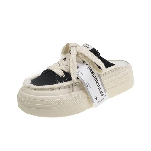 Тапочки для дома с принтом персика женские