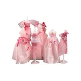 Розовый Красота [Консервы могут быть изготовлены в 6 комплектов свадебных платьев + 30 см кукла]