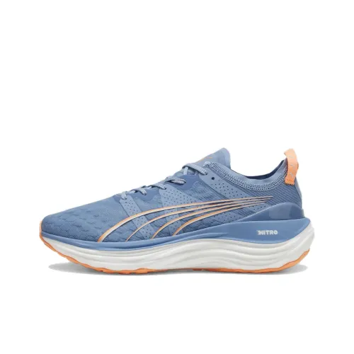 PUMA ForeverRUN Slip-resistant Abrasion-resistant Low-top Беговые кроссовки Мужские Blue