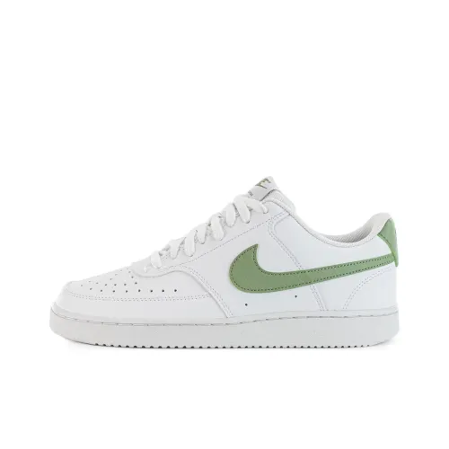Nike Court Vision Low Court Vision Low Slip-resistant Abrasion-resistant Low Top Skateboard Shoes Men's White Найк Корт Вижн Ло Корт Вижн Ло Противоскользящие Устойчивые к истиранию Низкий Топ Скейтборд Кроссовки Мужские Белые