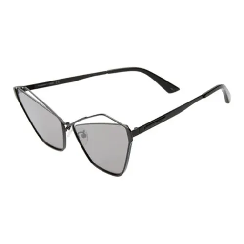 McQ Alexander McQueen Нерегулярная форма Солнцезащитные очки Женские Черный