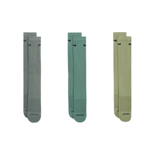 nike Повседневные Плюс Согнутые Тренировочные Носки Унисекс 3 Пачки