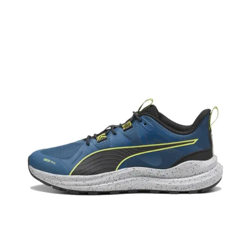 PUMA Reflect Lite Амортизация Износостойкие Низкие Кроссовки для Бега Мужские Синие Черные