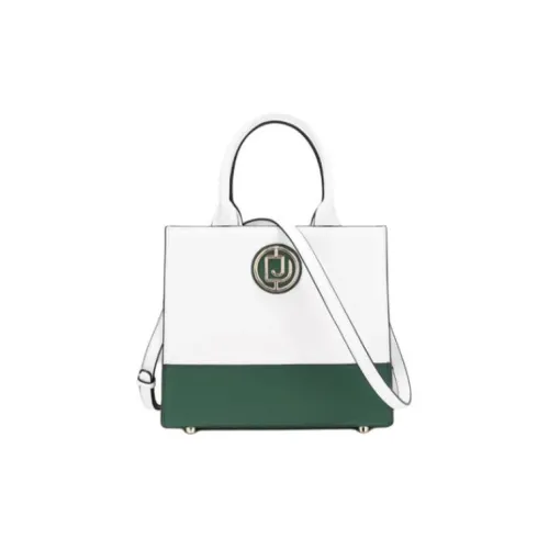 DEERE JACK Корова Спилок Тоут Сумка Сумка для покупок Сумка через плечо Сумка среднего размера Женская Белая и Зеленая