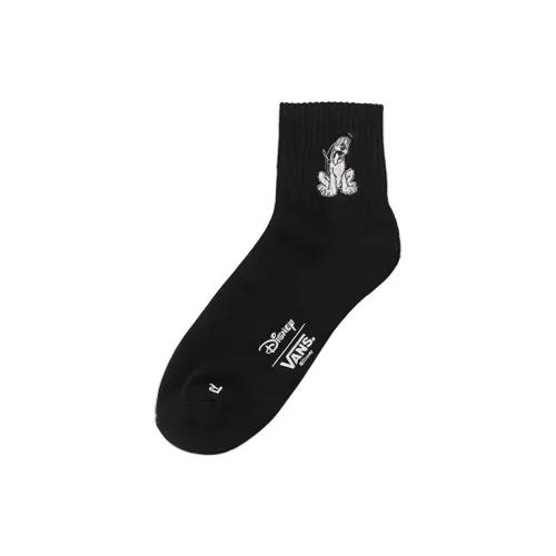 VANS 1 Пачка Черные Мужские Носки до Икры MID