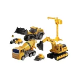 [Отправка Журавля] ★3 инженерных грузовика Версия люкс (самосвал + бульдозер + экскаватор) + 6